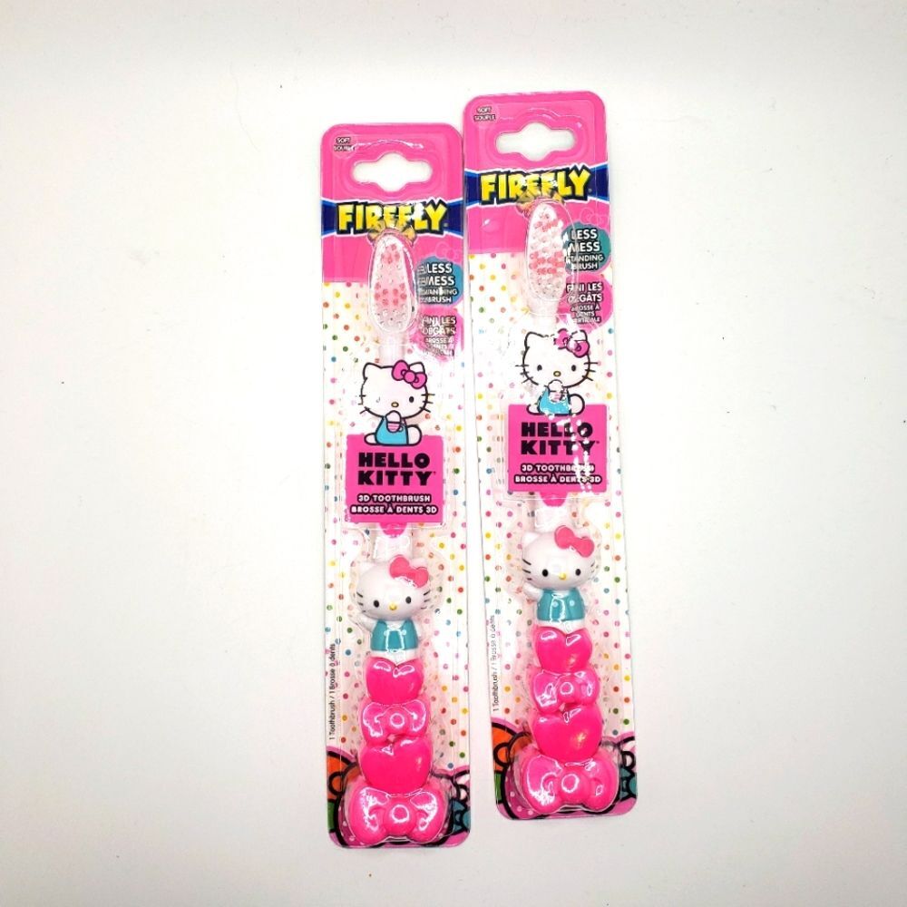 Hello Kitty standing toothbrush 2 pack